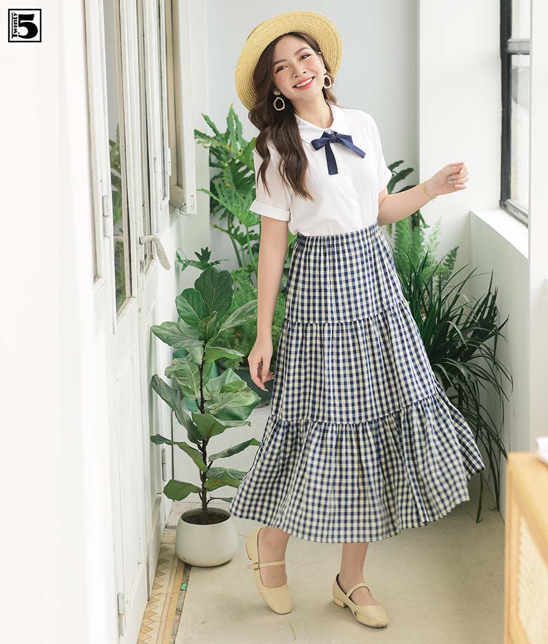 V 2019 -Váy babydoll dáng dài - Thời trang công sở nữ - Bazzi.vn