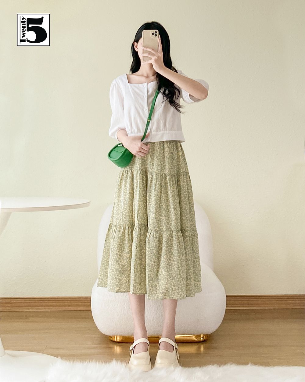 Váy babydoll dáng ngắn, đầm babydoll trắng caro đôi bạn thân E7 thời trang  nữ emmei - Chân váy | ThờiTrangNữ.vn