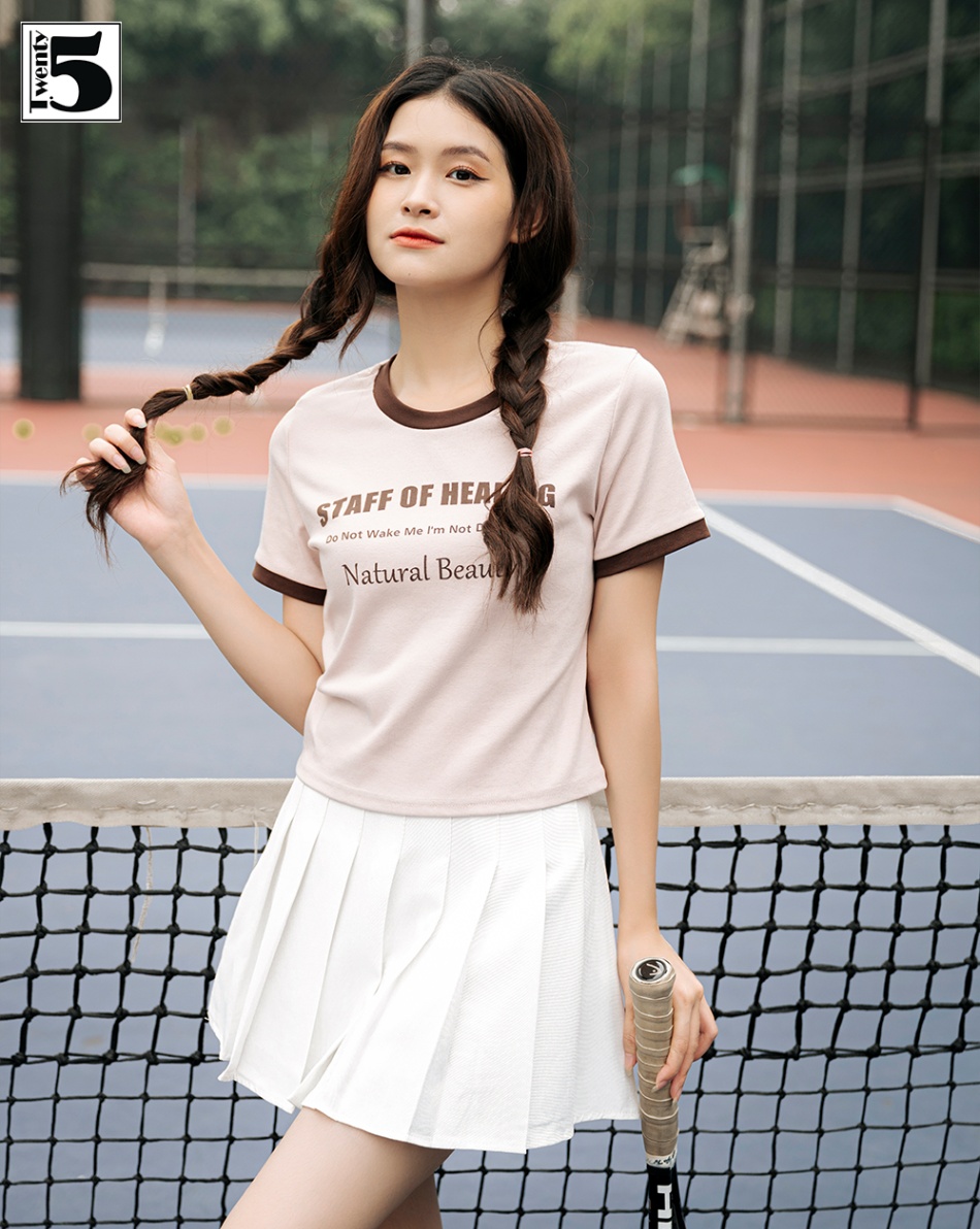 Chân Váy Tennis Xếp Ly Chất Thun Dáng Chữ A Ngắn Thiết Kế Phong Cách Nữ  Sinh Nhật Bản CV006 Đầm Skirt đen trắng có lót t | Lazada.vn