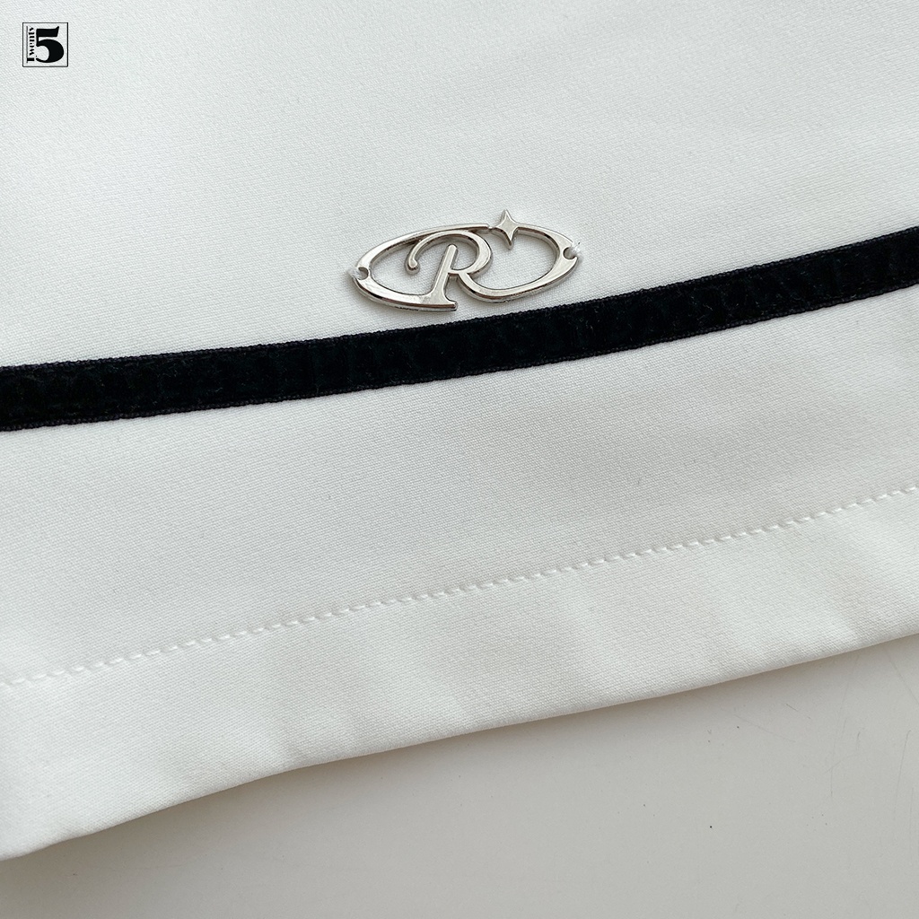 ORDER] Áo Gucci viền trắng, cổ đính nơ trắng