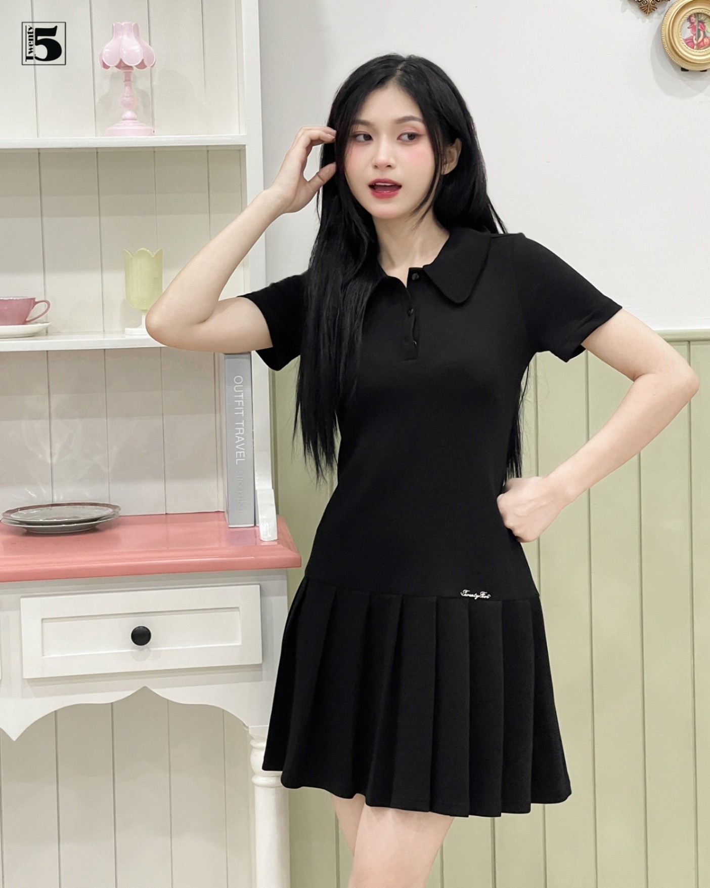 Đầm ngắn tay DL36-425-06