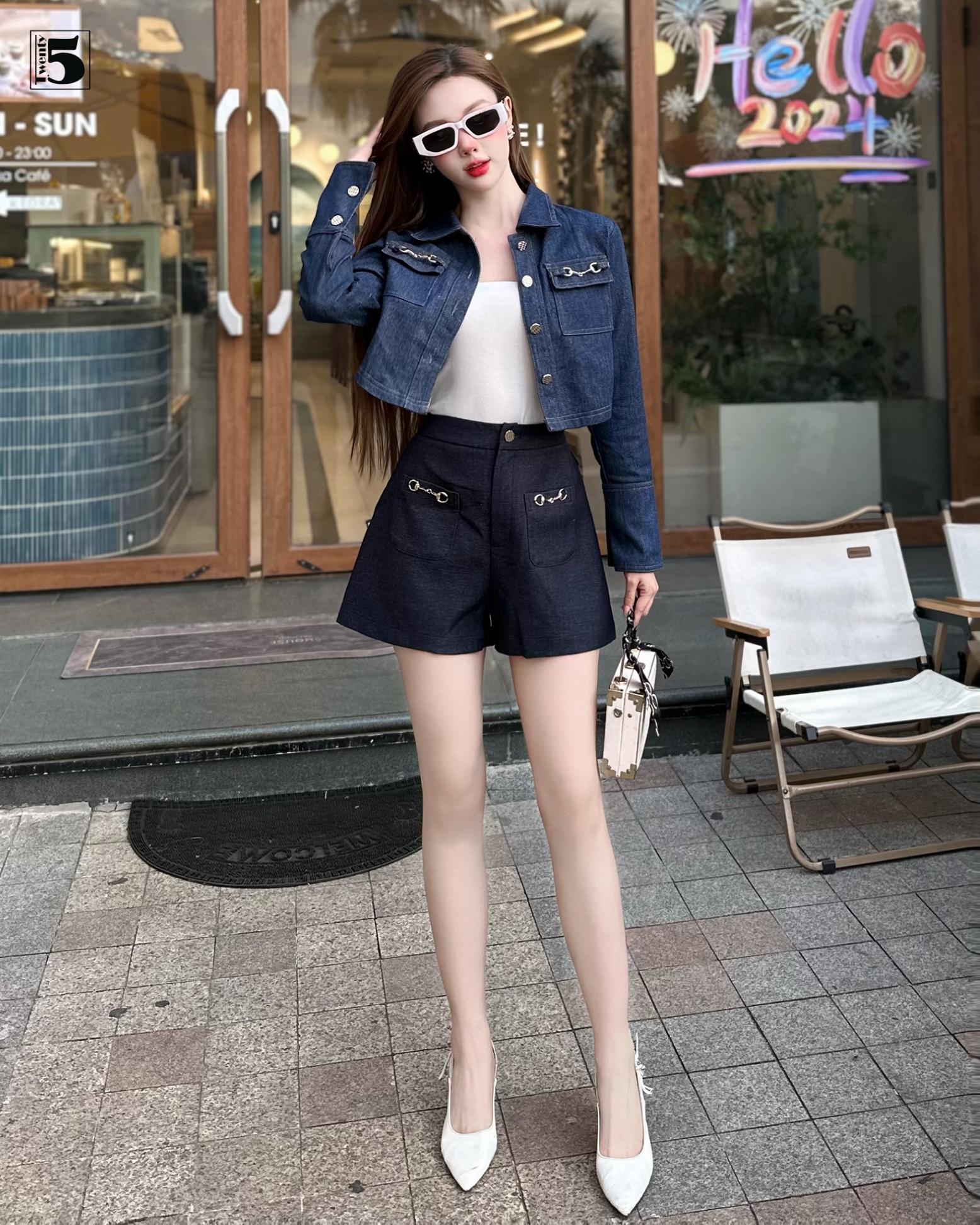 Quần short jeans QM02-389