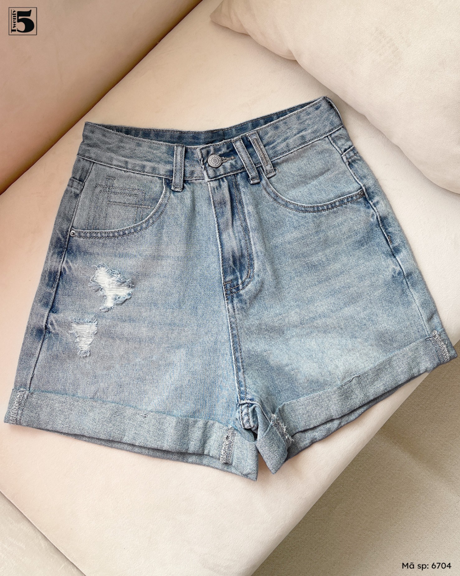 Quần short jeans 6704-329