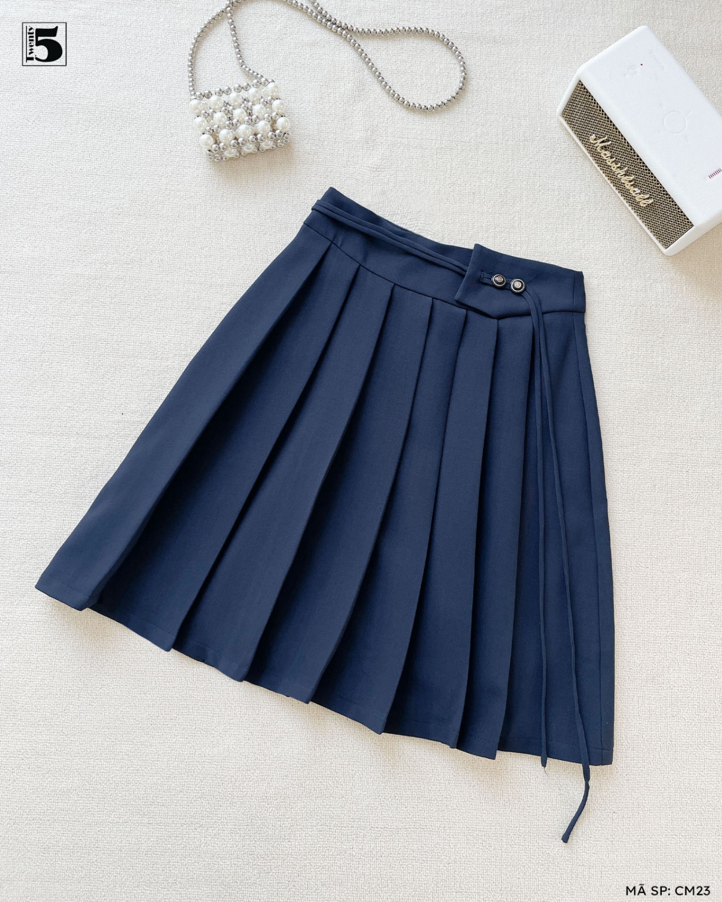 Chân váy dài vải CM23-