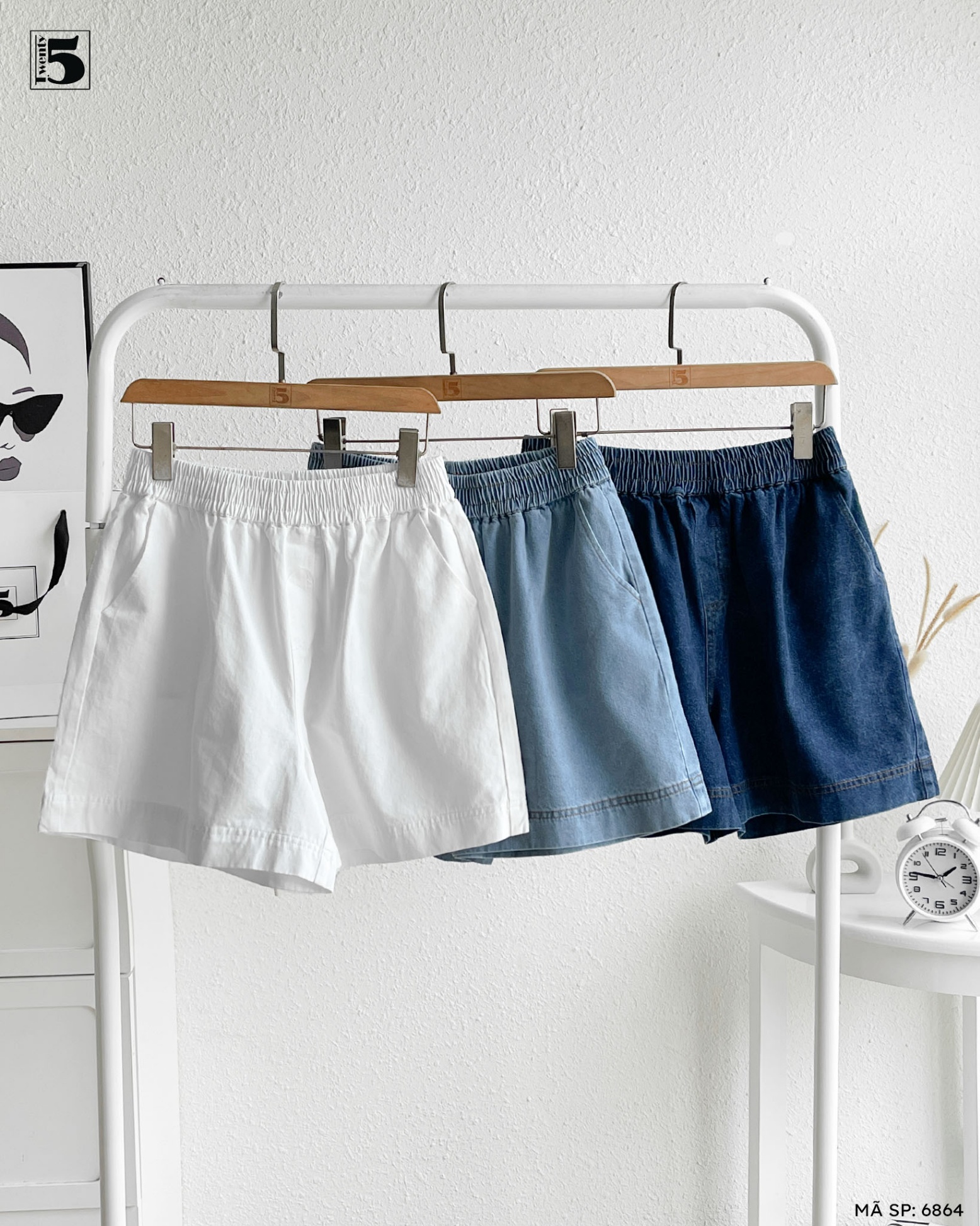 Quần short jeans 6864-299