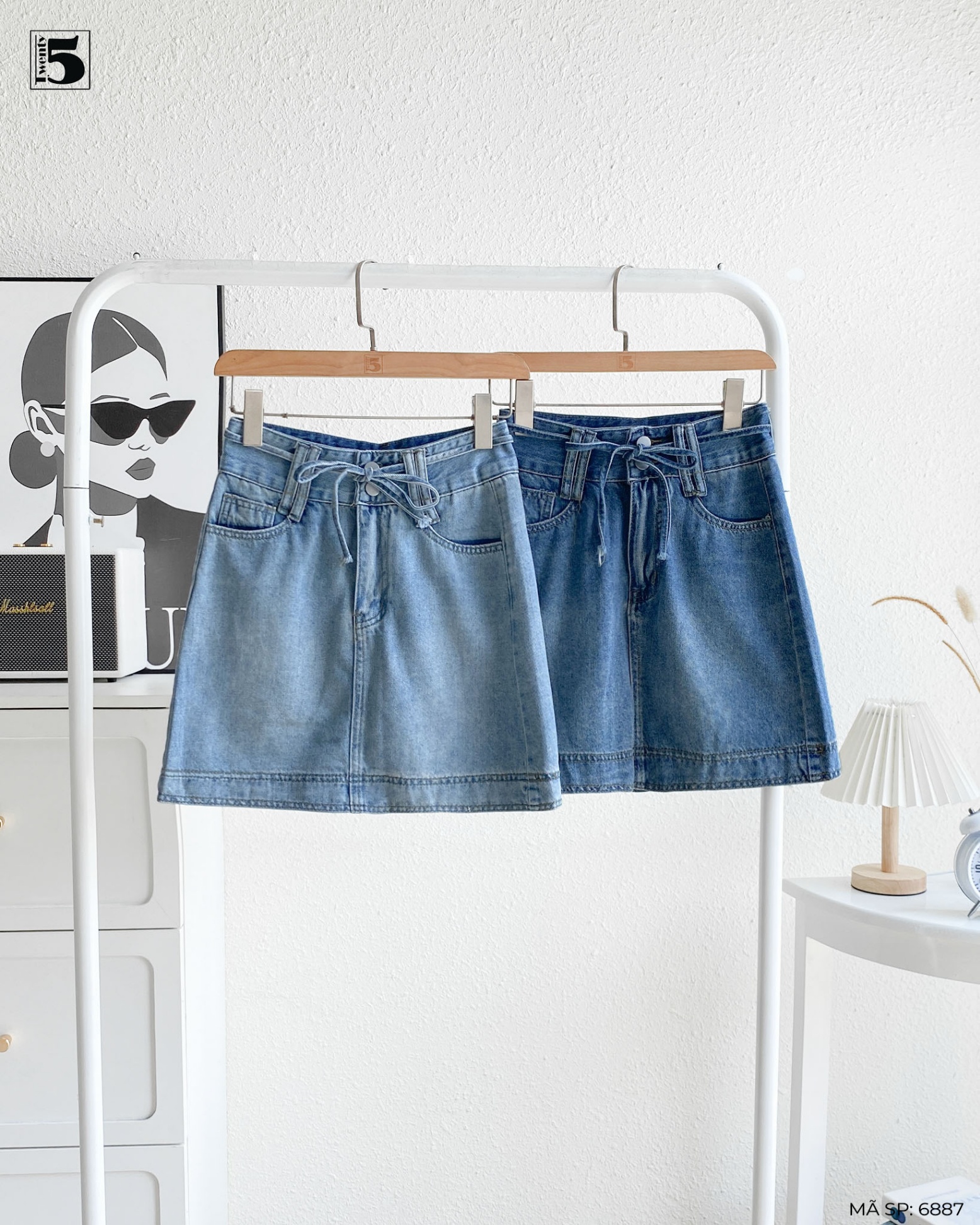 Chân váy ngắn jeans 6887-249