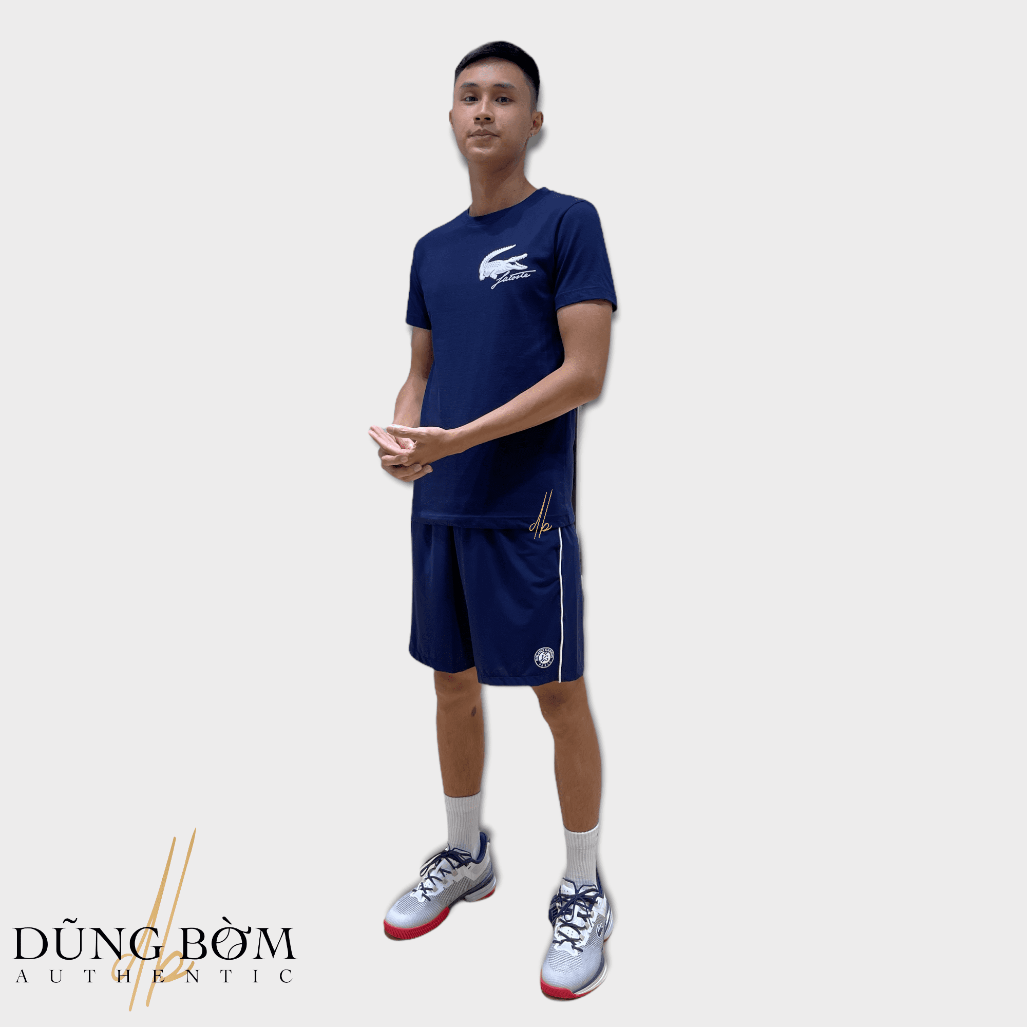 Bộ Quần Áo Lacoste SPORT Roland Garros Navy x Daniil Medvedev (SS21)