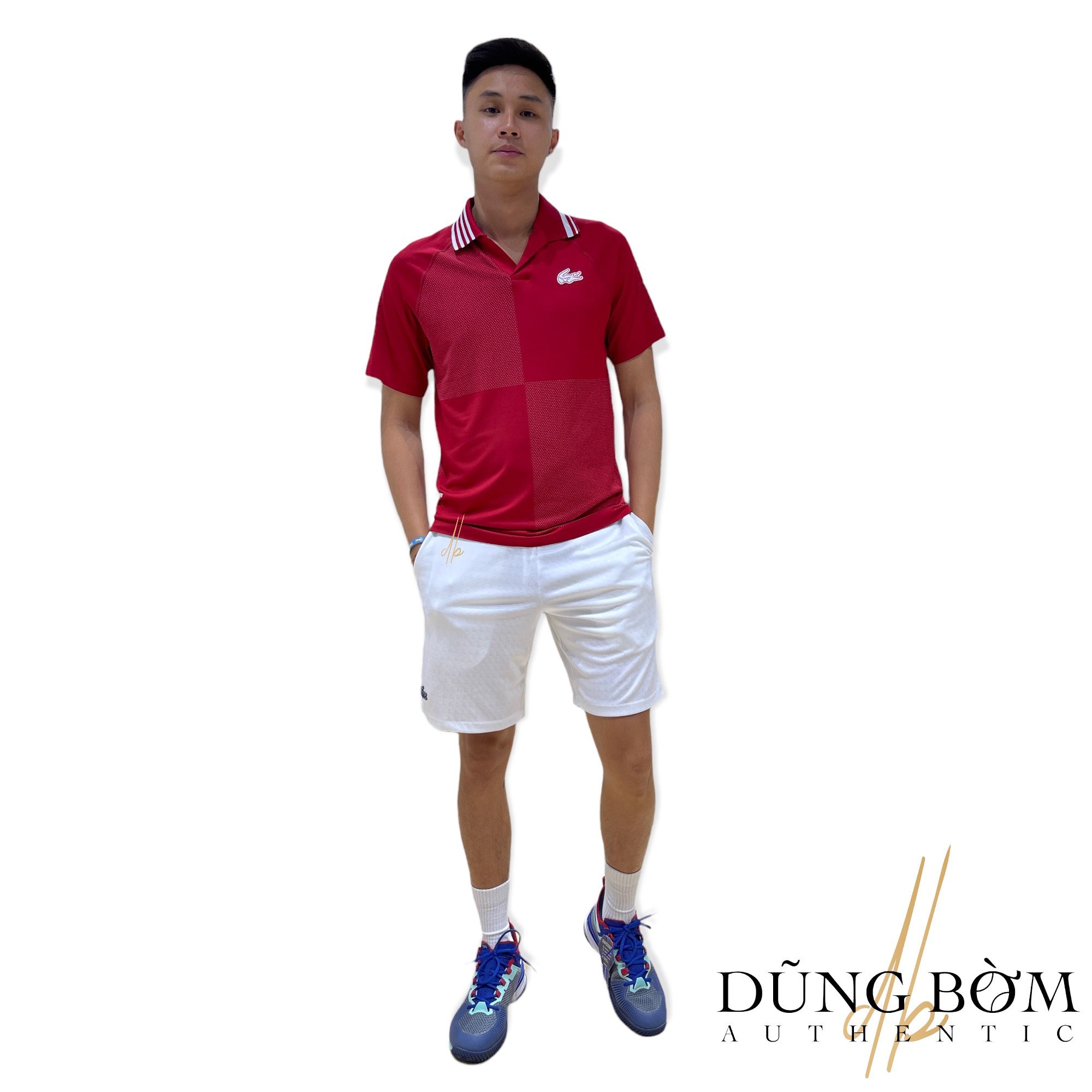 Bộ Quần Áo Lacoste SPORT x Daniil Medvedev Red White