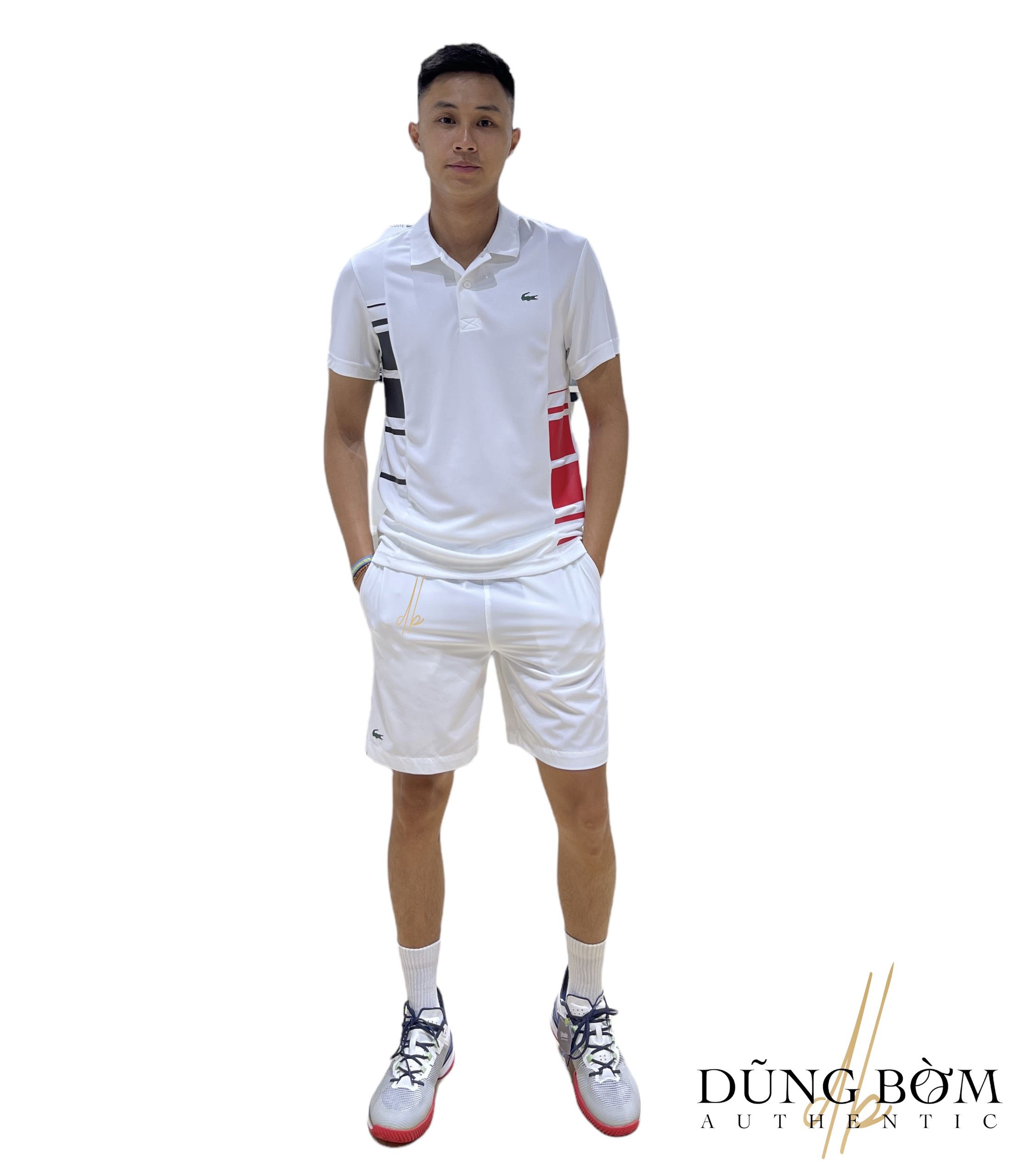 Bộ Quần Áo Lacoste SPORT x Daniil Medvedev White