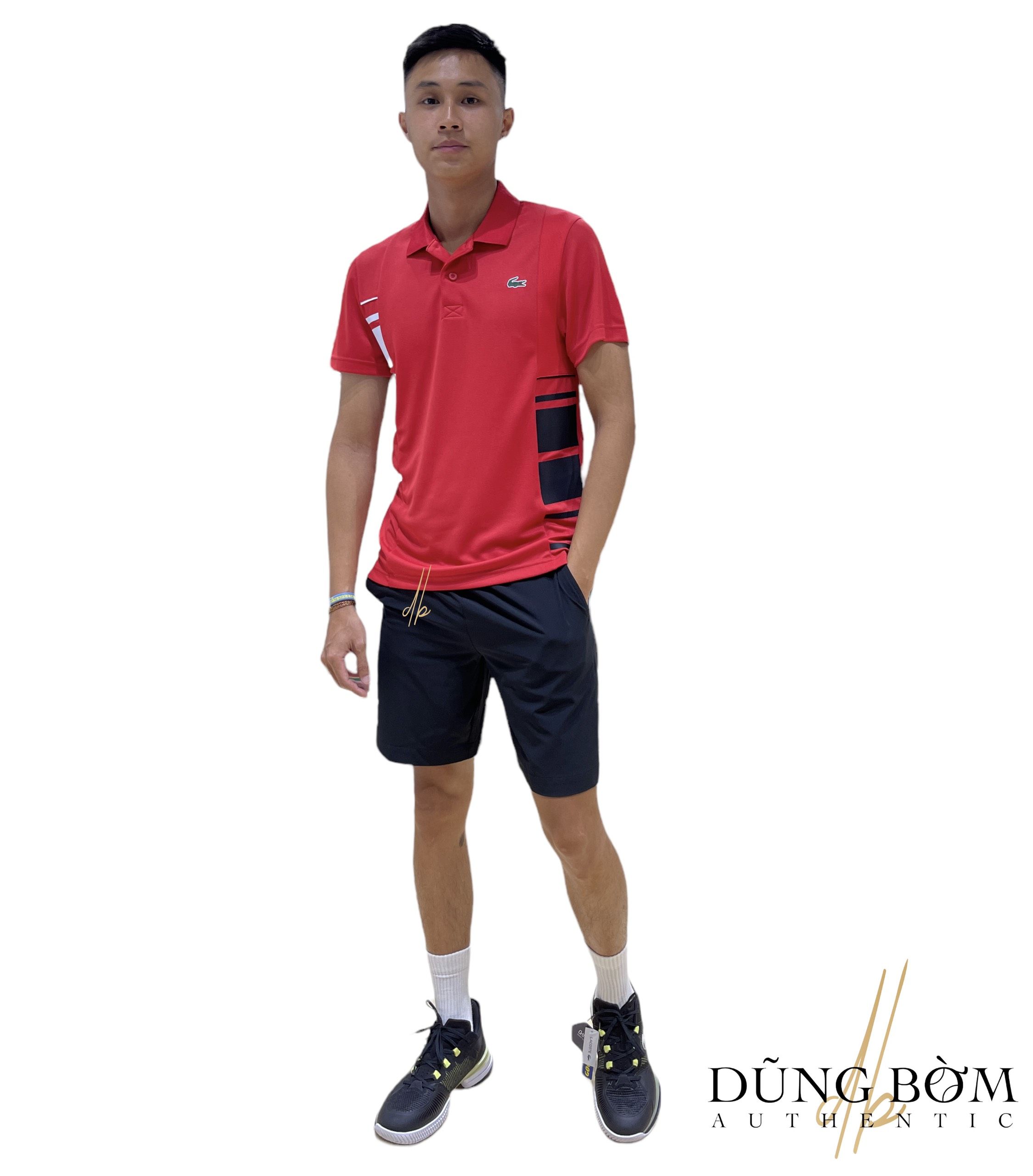 Bộ Quần Áo Lacoste SPORT x Daniil Medvedev Red - Black