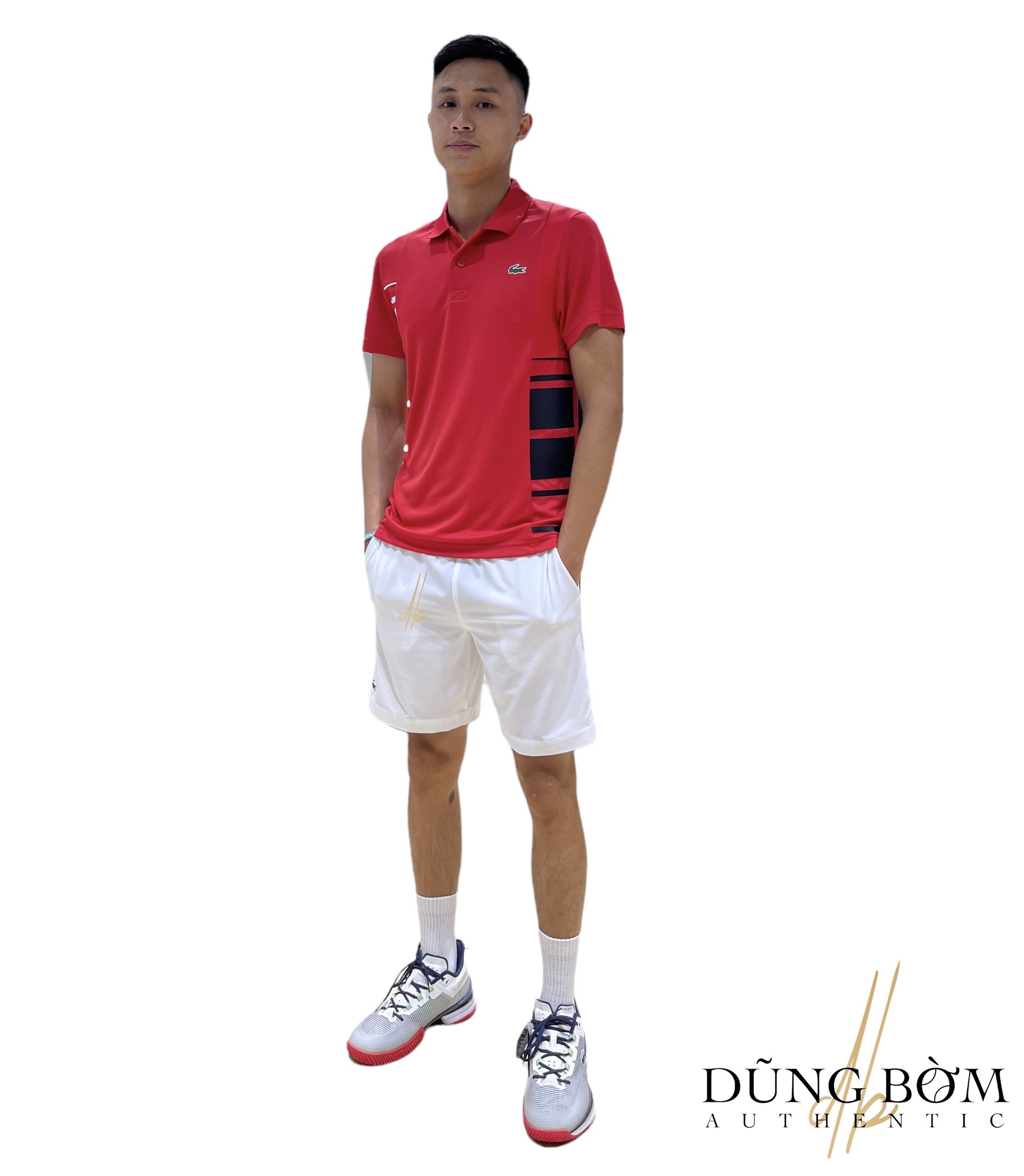 Bộ Quần Áo Lacoste SPORT x Daniil Medvedev Red - White