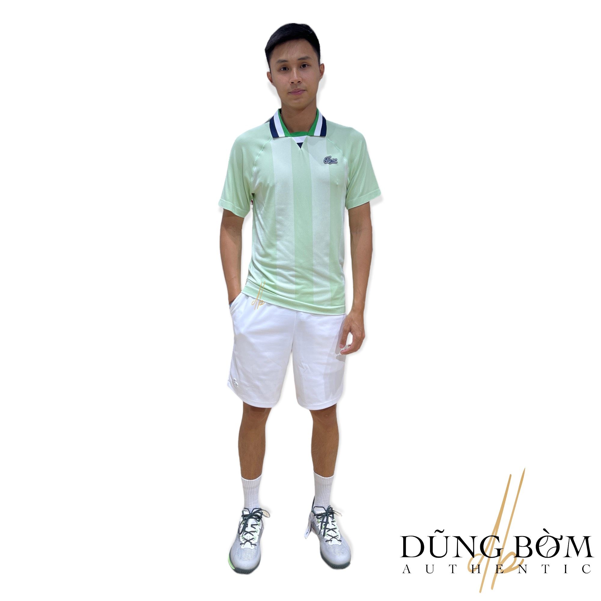 Bộ Quần Áo Lacoste SPORT x Daniil Medvedev Open Collar Green