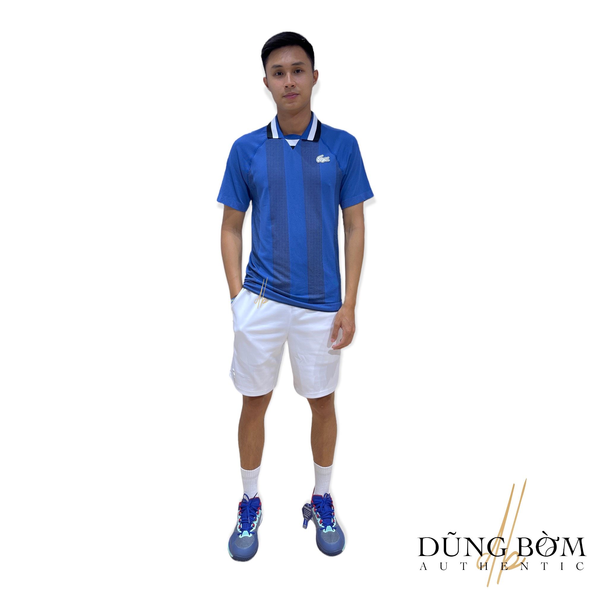 Bộ Quần Áo Lacoste SPORT x Daniil Medvedev Open Collar Blue