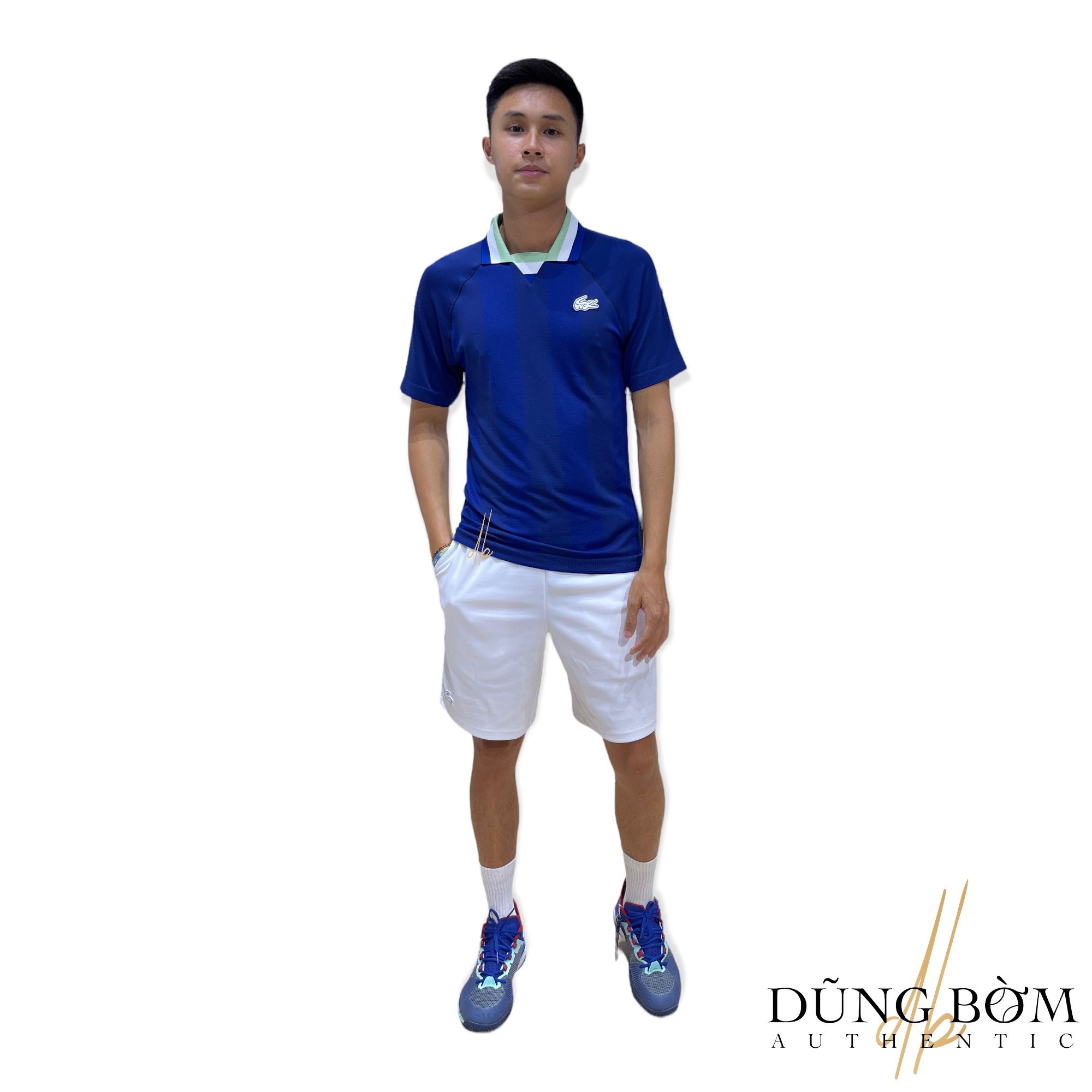 Bộ Quần Áo Lacoste SPORT x Daniil Medvedev Open Collar Dark Navy