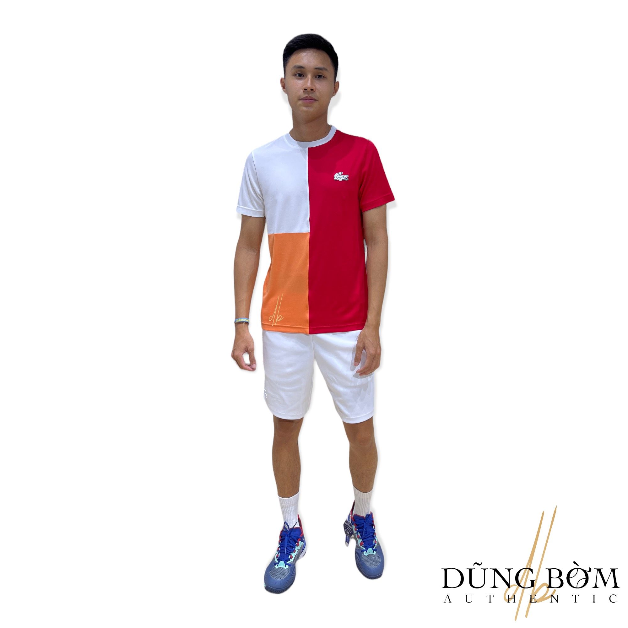 Bộ Quần Áo Lacoste SPORT x Daniil Medvedev Colour-block Red