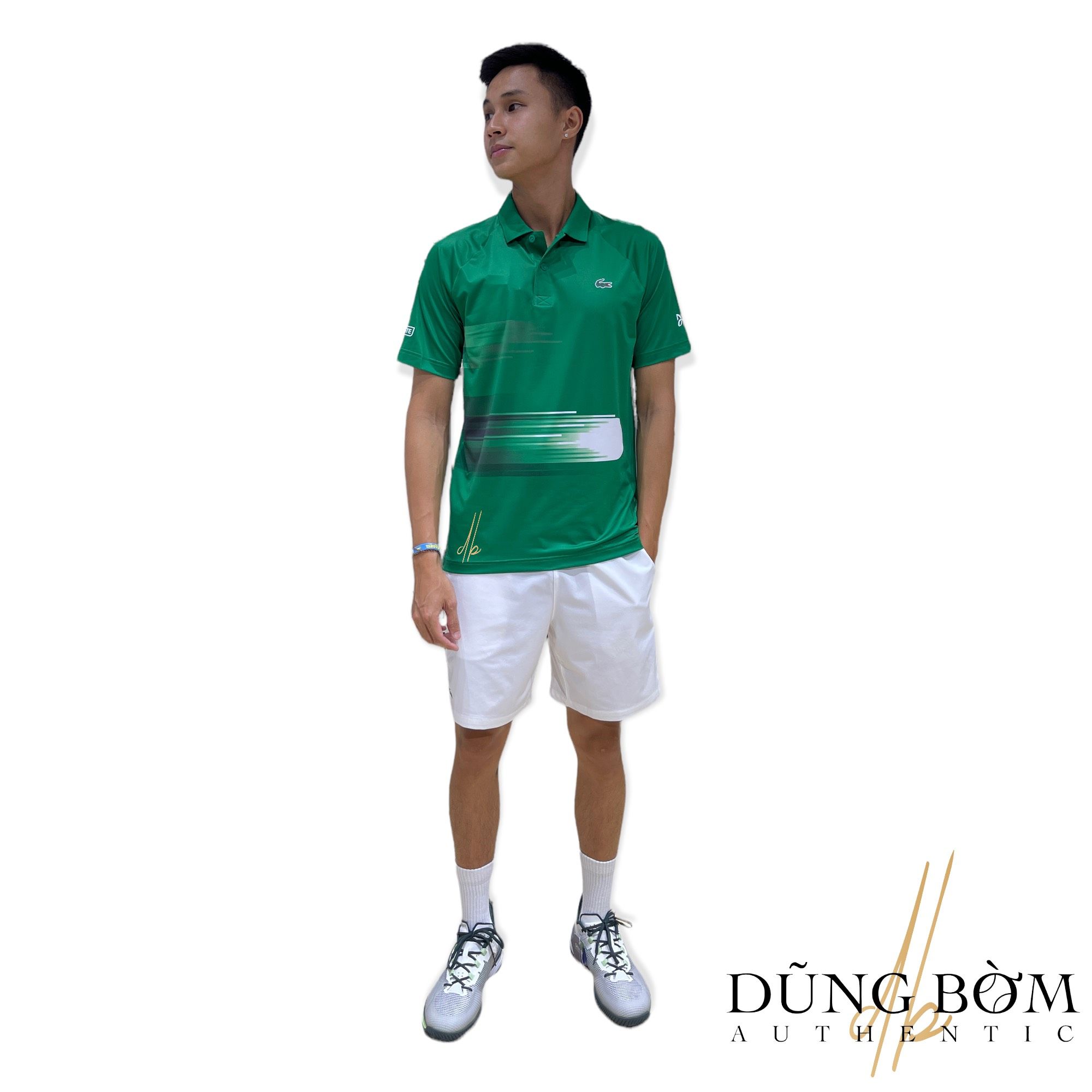 Bộ Quần Áo Lacoste SPORT x Novak Djokovic Green White SS2022