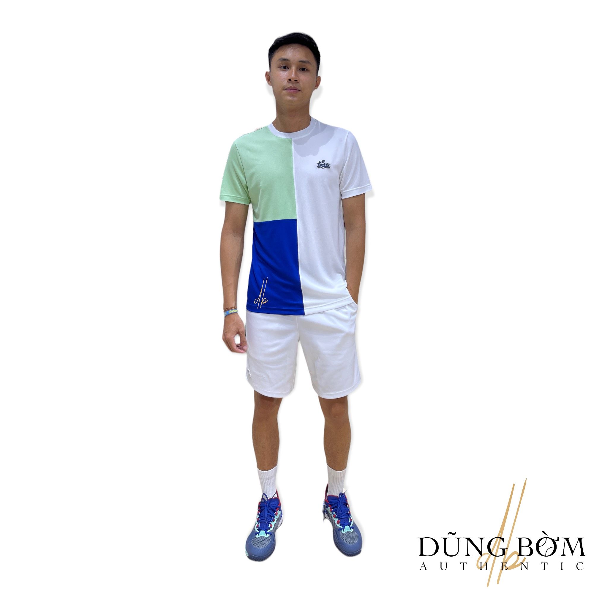 Bộ Quần Áo Lacoste SPORT x Daniil Medvedev Colour-block Green