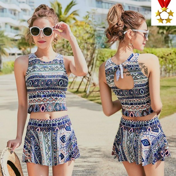 Đồ bơi hoa thổ cẩm cho nữ