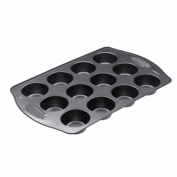 KHUÔN MUFFIN CHỐNG DÍNH CỠ THƯỜNG, 12 LỖ, WILTON