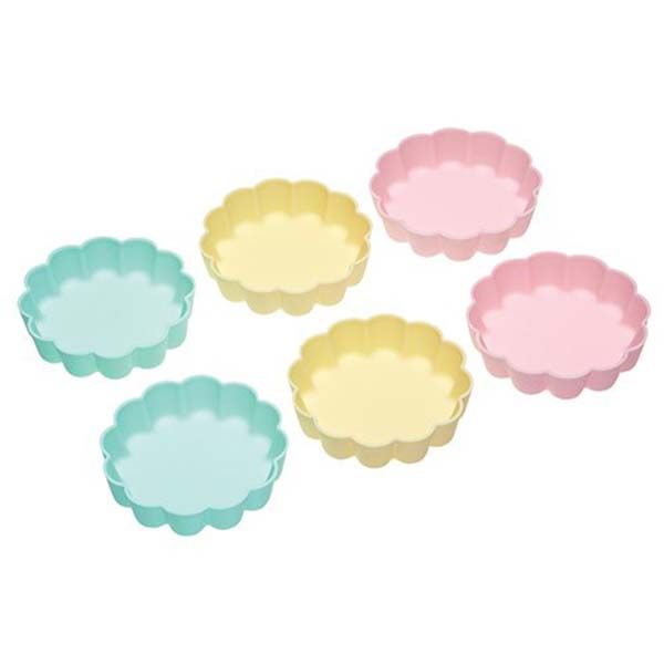 KITCHEN CRAFT, BỘ KHUÔN TART, SILICONE, 6 CHIẾC