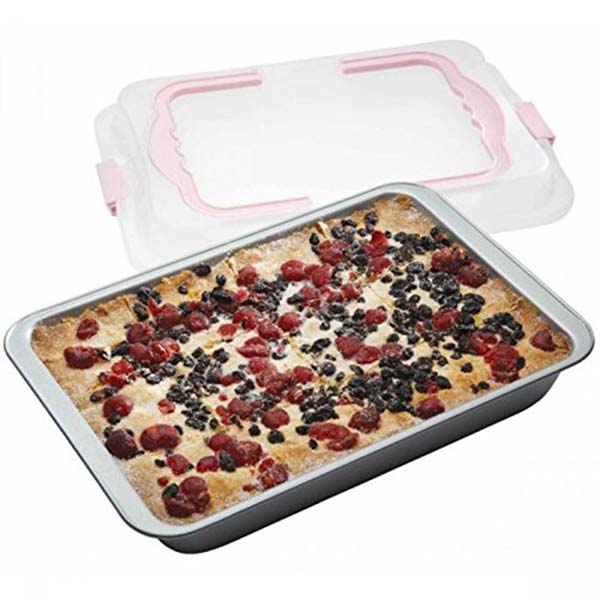 KITCHEN CRAFT, BỘ KHUÔN NƯỚNG BROWNIE, CÓ NẮP ĐẬY MANG ĐI