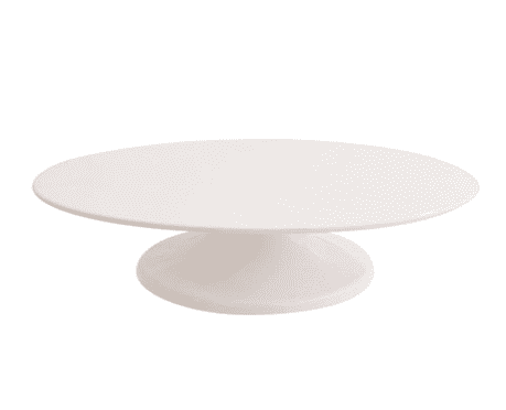 (15-00183) BÀN XOAY, NHỰA MELAMINE, MÀU TRẮNG, Ø32xH10cm, SCHNEIDER