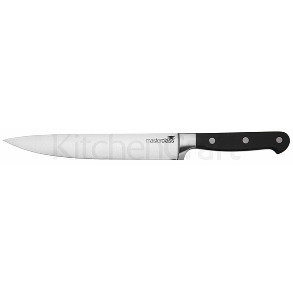 KITCHEN CRAFT, MC, BỘ DAO CÁN ĐEN, KÈM GIÁ CẮM GỖ SỒI, 5 CHIẾC