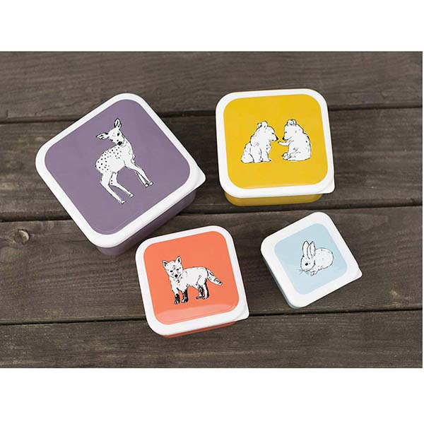 CREATIVE TOPS, BỘ HỘP ĐỰNG ĐỒ ĂN VẶT, 4 CHIẾC
