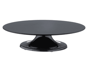 BÀN XOAY, NHỰA MELAMINE, MÀU ĐEN, Ø32xH10cm, SCHNEIDER