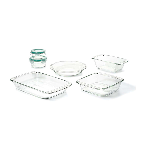 OXO, BỘ KHUÔN, KHAY THỦY TINH BỎ LÒ, 8 CHI TIẾT