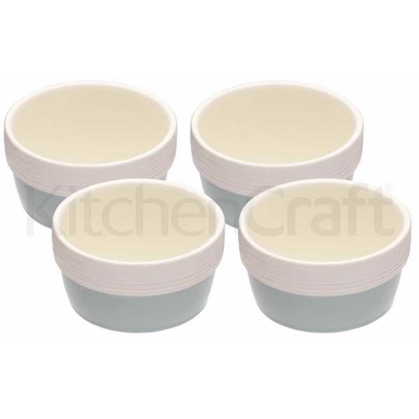 KITCHEN CRAFT, CC, BỘ CHÉN SỨ RAMEKIN, 4 CHIẾC, SỨ