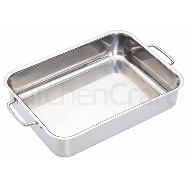 KITCHEN CRAFT, MC, KHAY NƯỚNG SÂU LÒNG, INOX, CỠ LỚN