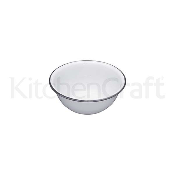 KITCHEN CRAFT, LN,BÁT TRÒN, MÀU TRẮNG, TRÁNG MEN, 16 CM