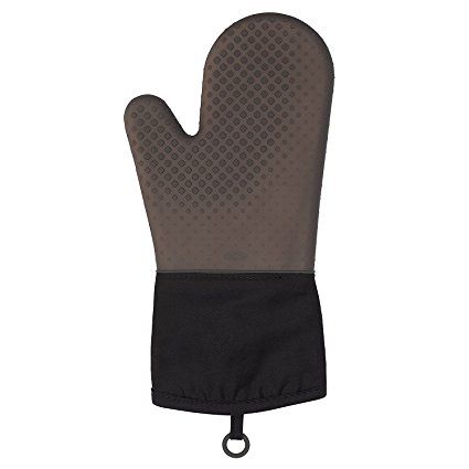 OXO, GĂNG TAY LÒ NƯỚNG, SILICONE, MÀU ĐEN