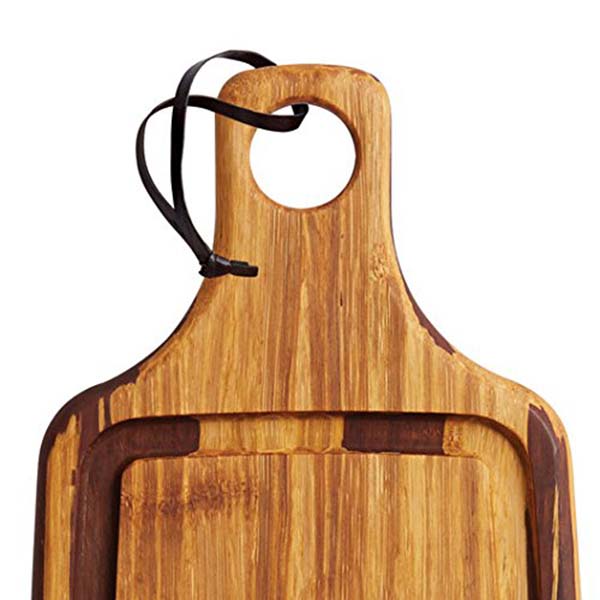 KITCHEN CRAFT, MC, THỚT, HÌNH CHỮ NHẬT, CÓ TAY CẦM, GỖ TRE