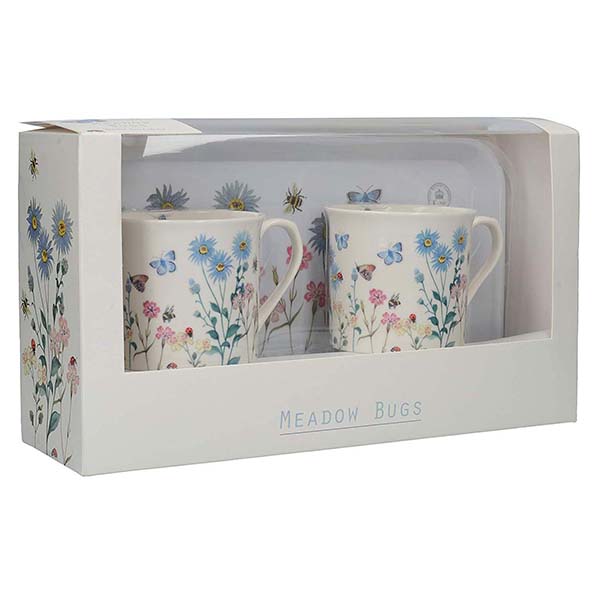 CREATIVE TOPS, KEW, BỘ TÁCH TRÀ KÈM KHAY ĐỰNG, CHỦ ĐỀ VƯỜN, 2 CHIẾC