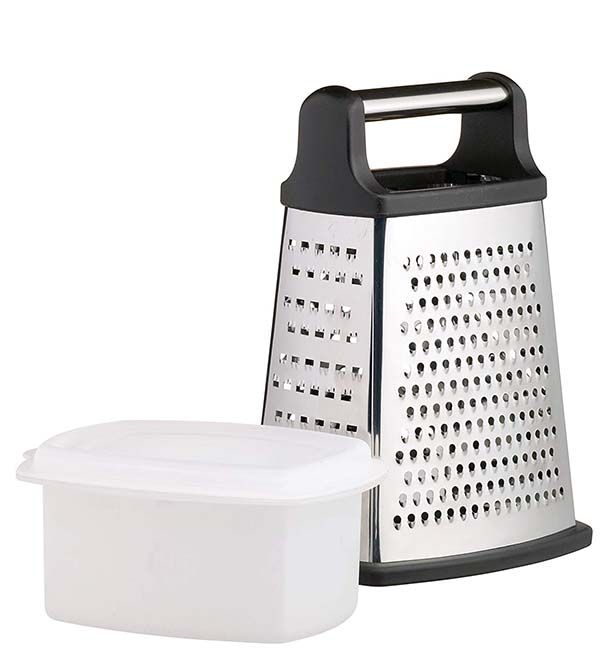 KITCHEN CRAFT, DỤNG CỤ NẠO, HÌNH HỘP, 4 MẶT, CÓ NGĂN ĐỰNG