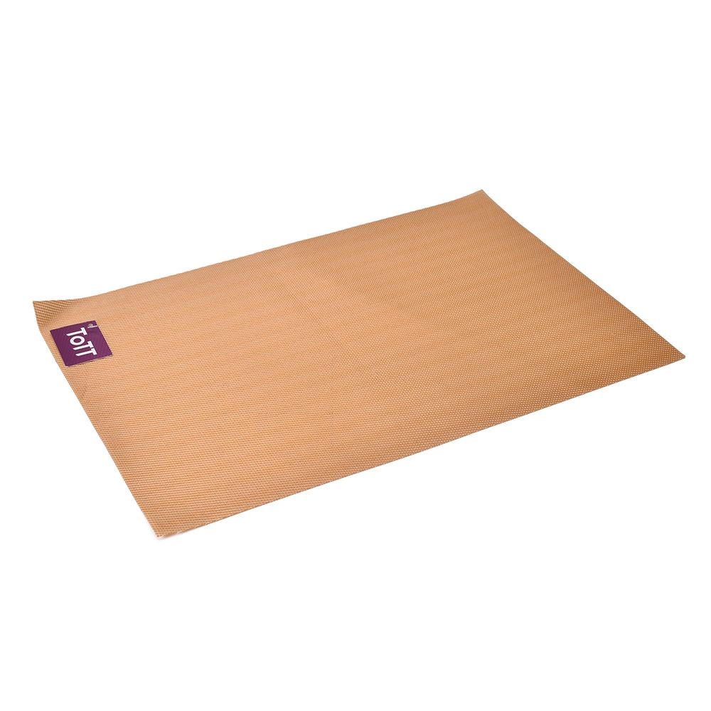 TẤM LÓT ĐĨA, 45X30cm, MÀU VÀNG ĐỒNG