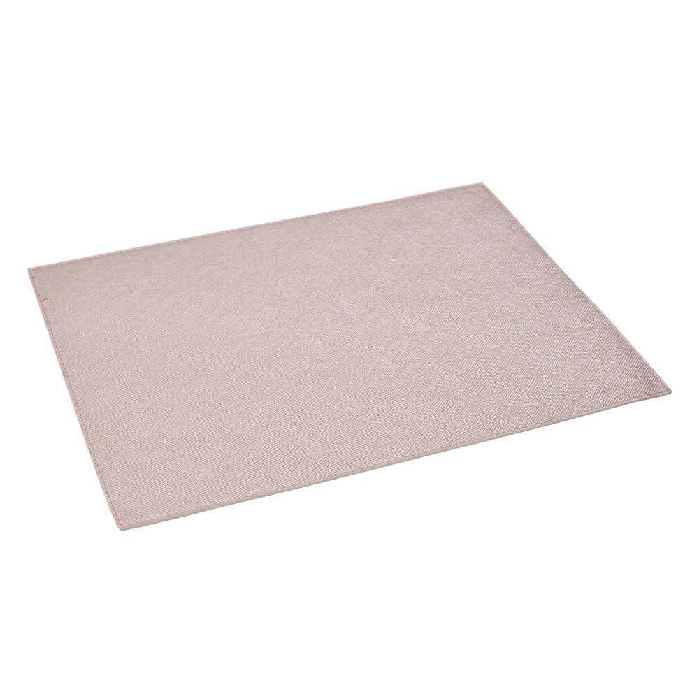 TẤM LÓT ĐĨA ĂN 2 MẶT, L44XW32.5cm, MÀU BE