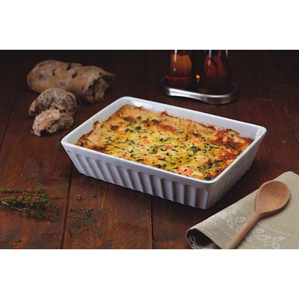 KITCHEN CRAFT, WOF, KHAY NƯỚNG BỎ LÒ, HÌNH CHỮ NHẬT, GỐM