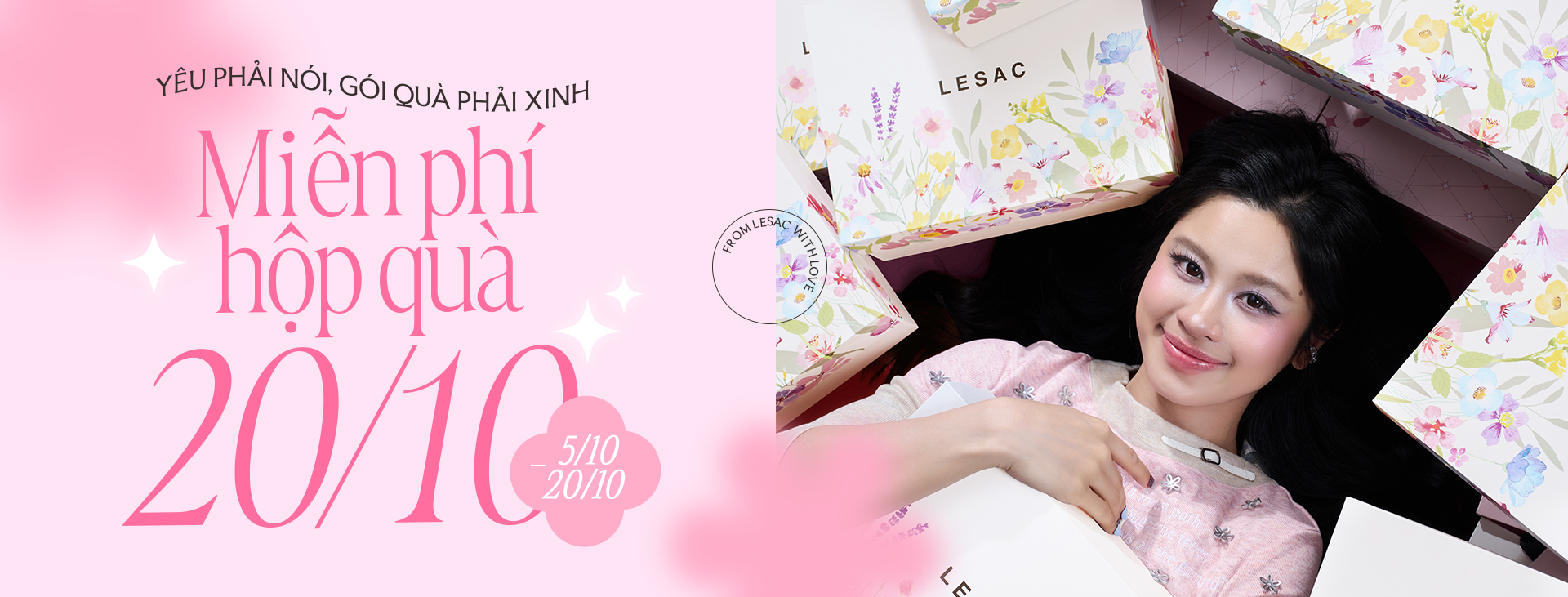 TẶNG HỘP QUÀ 20/10