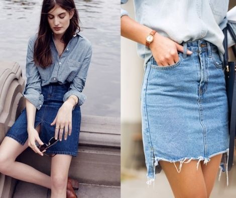 10 Cách phối đồ với chân váy jean dài trẻ trung, sành điệu, cá tính | TIKI