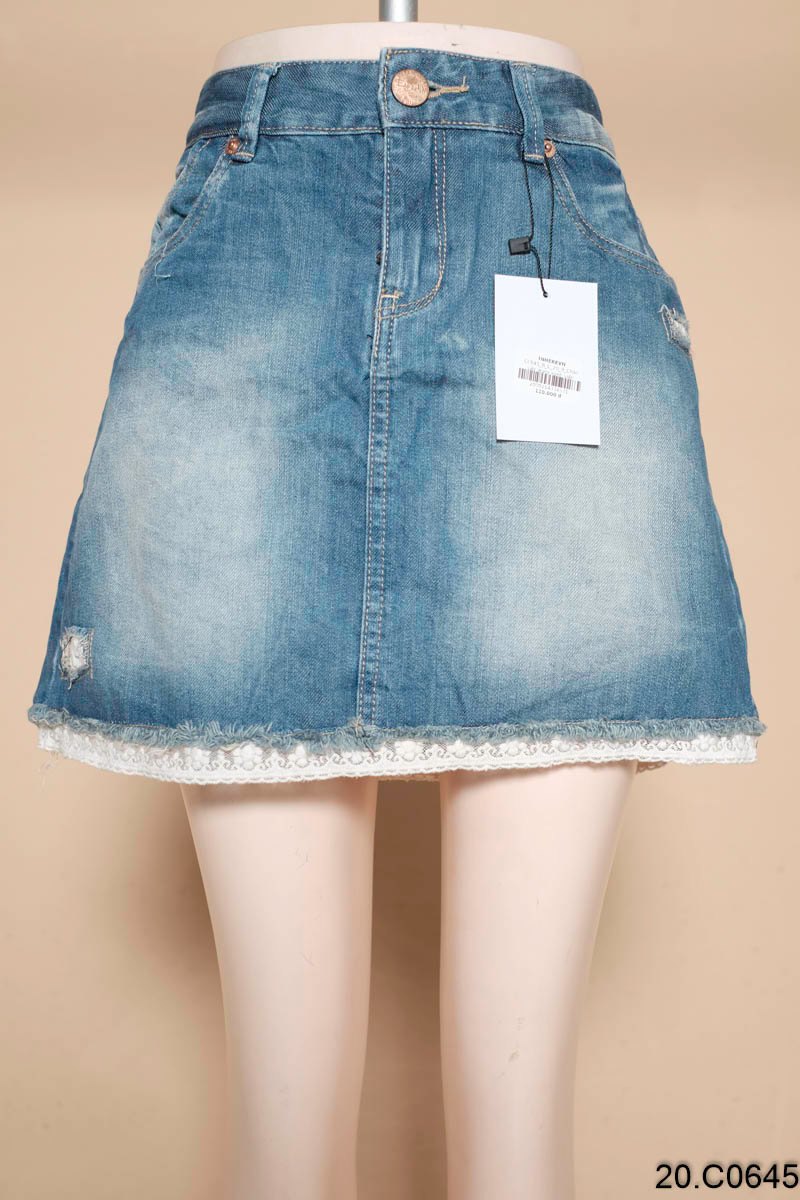 Nhiều mẫu) Chân váy jeans denim bò siêu dài qua gối 2hand pass thanh lý |  Shopee Việt Nam