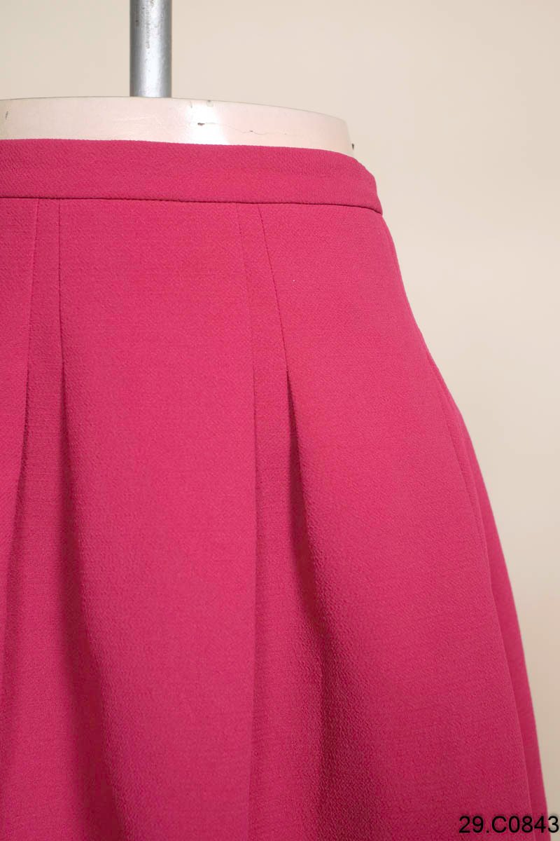 Sét khoác hồng + bra 2 dây trắng + chân váy xếp ly - Nhập Sỉ Online