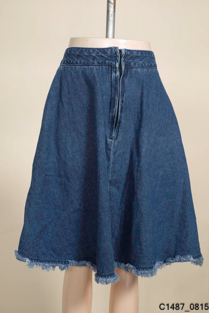 LT5011 Chân váy jean nữ xoè hàng nhập