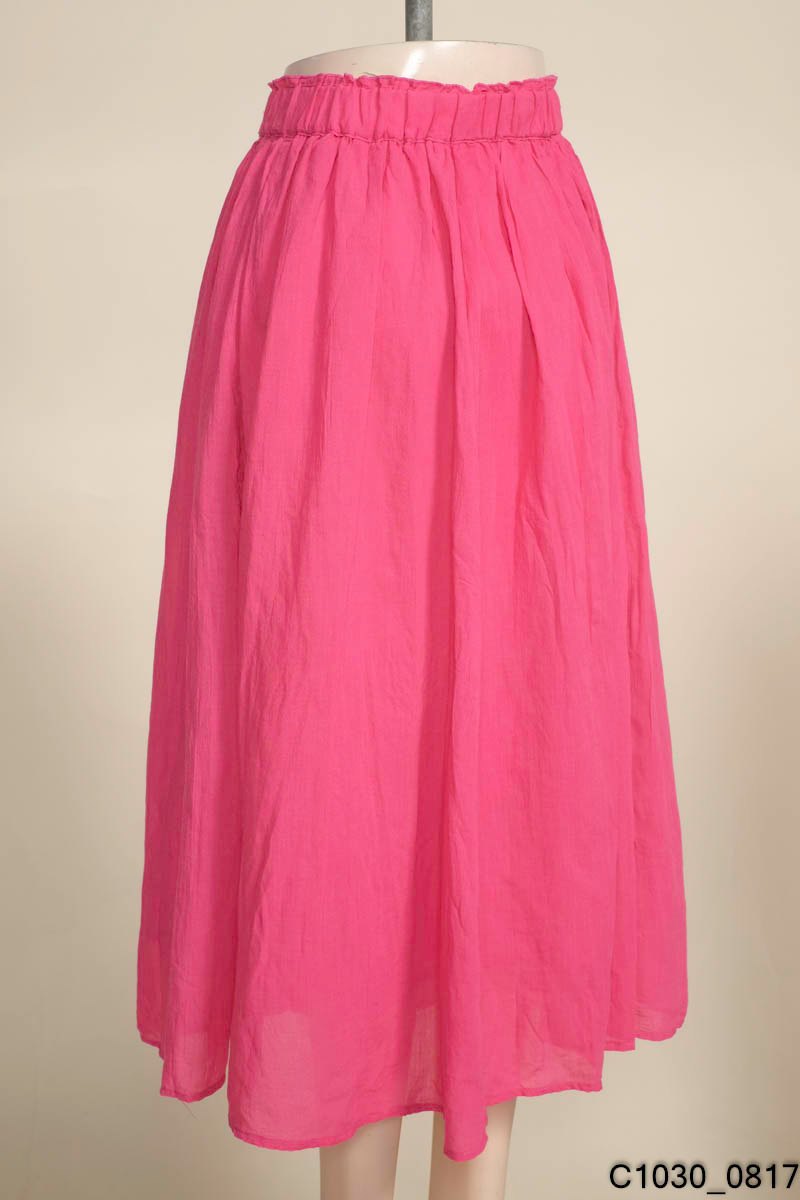 Chân váy hồng xòe thiết kế elise fs2203209bkwopk