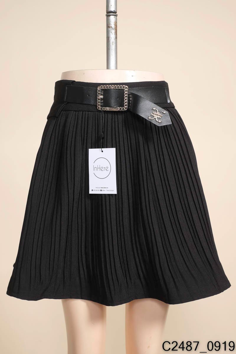 Váy dáng dài xếp ly nơ cổ Zara Auth New Tag có sẵn 9878/227 9878227