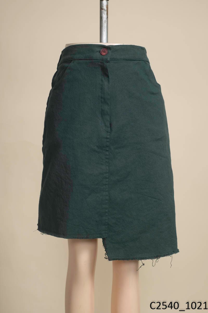 CV2084 - Chân váy kaki xẻ 1 bên màu xanh than - Thời trang công sở nữ -  Bazzi.vn