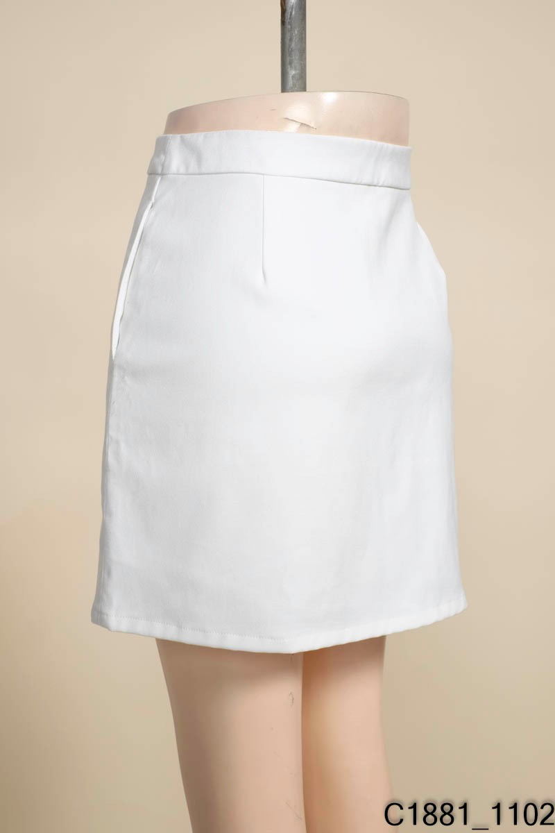 Cho thuê váy trắng ngắn cúp phồng LSEOUL – Hizu Dress Up