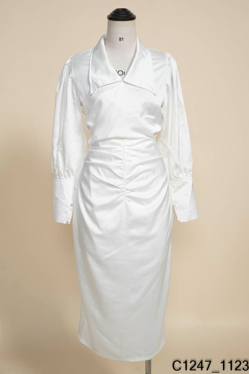 Váy đầm màu trắng kem cổ điển vintage dáng xòe công sở đi tiệc thanh lịch  hàng thiết kế đủ size s m l - Đầm dự tiệc | ThờiTrangNữ.vn